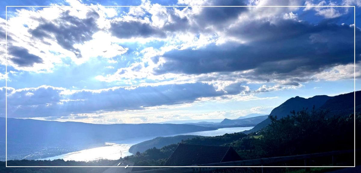 Annecy lake, shot taken from Rovagny