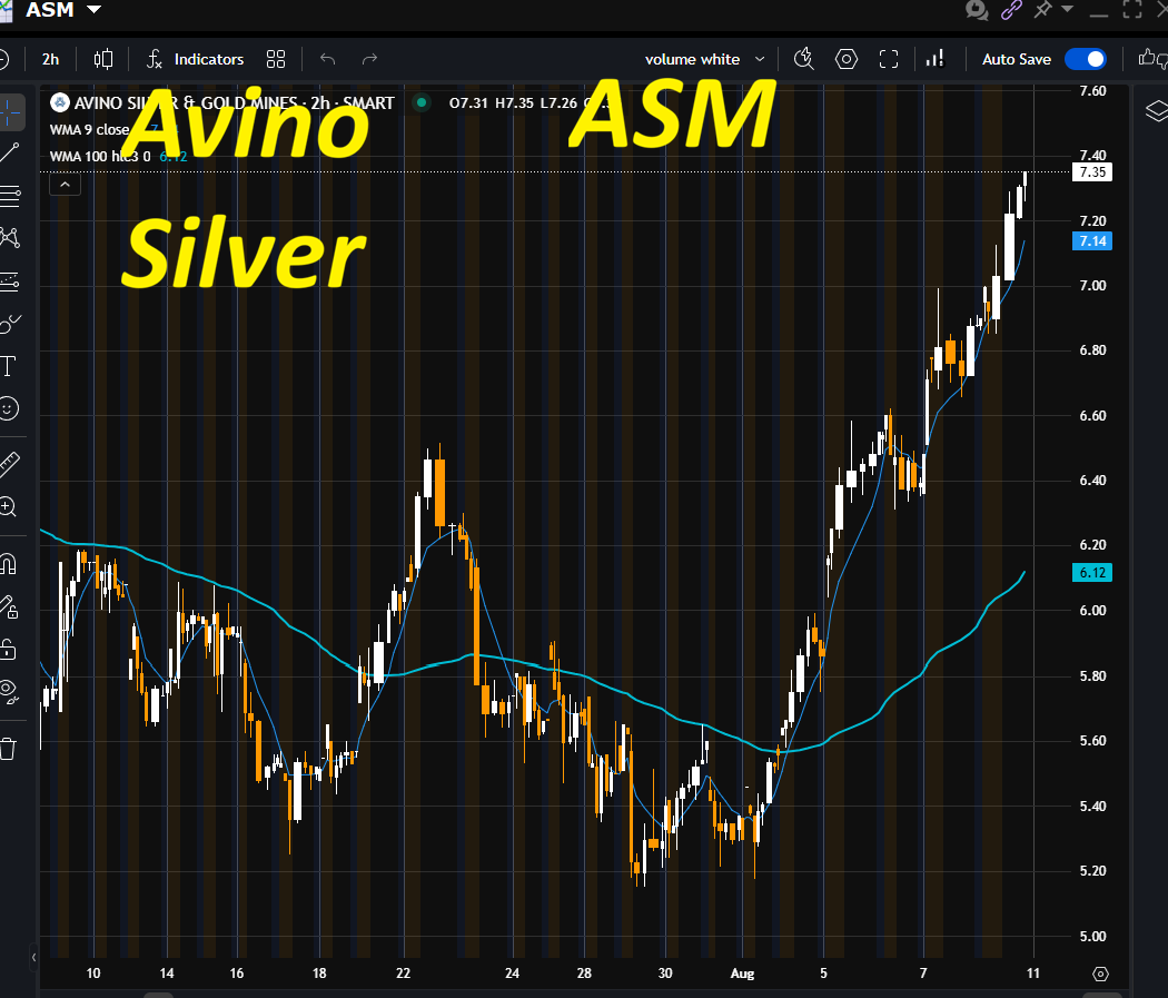 Argento esplode: ASM +30%, NEM CDE HL +24%