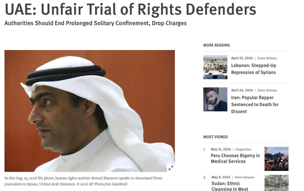 United Arab Emirates Rejects UN Concerns on Mass Trial as Death Penalty Verdicts Feared