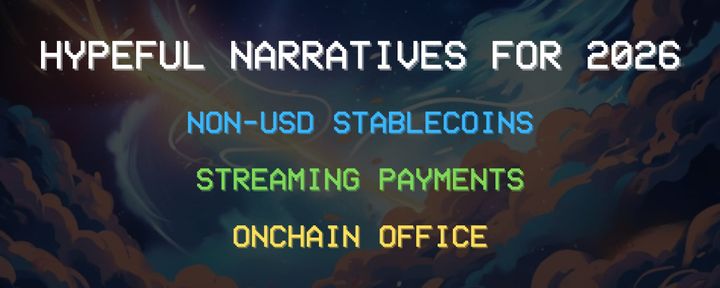 Hypeful narratives for 2026