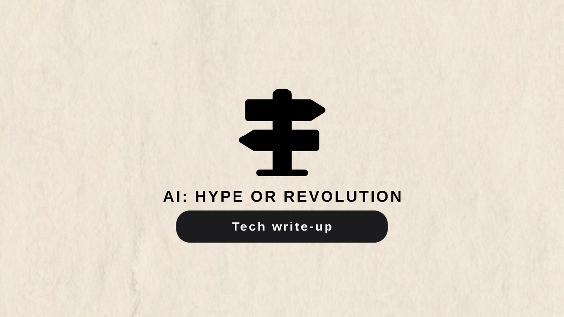 AI: hype or revolution?