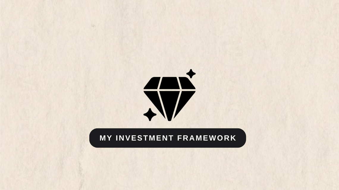 My investment framework: how I select winners