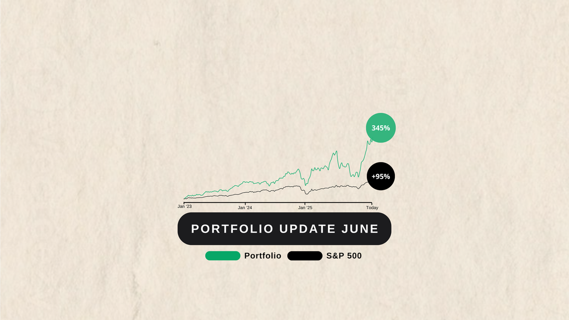 Portfolio update June: portfolio reached an all-time-high