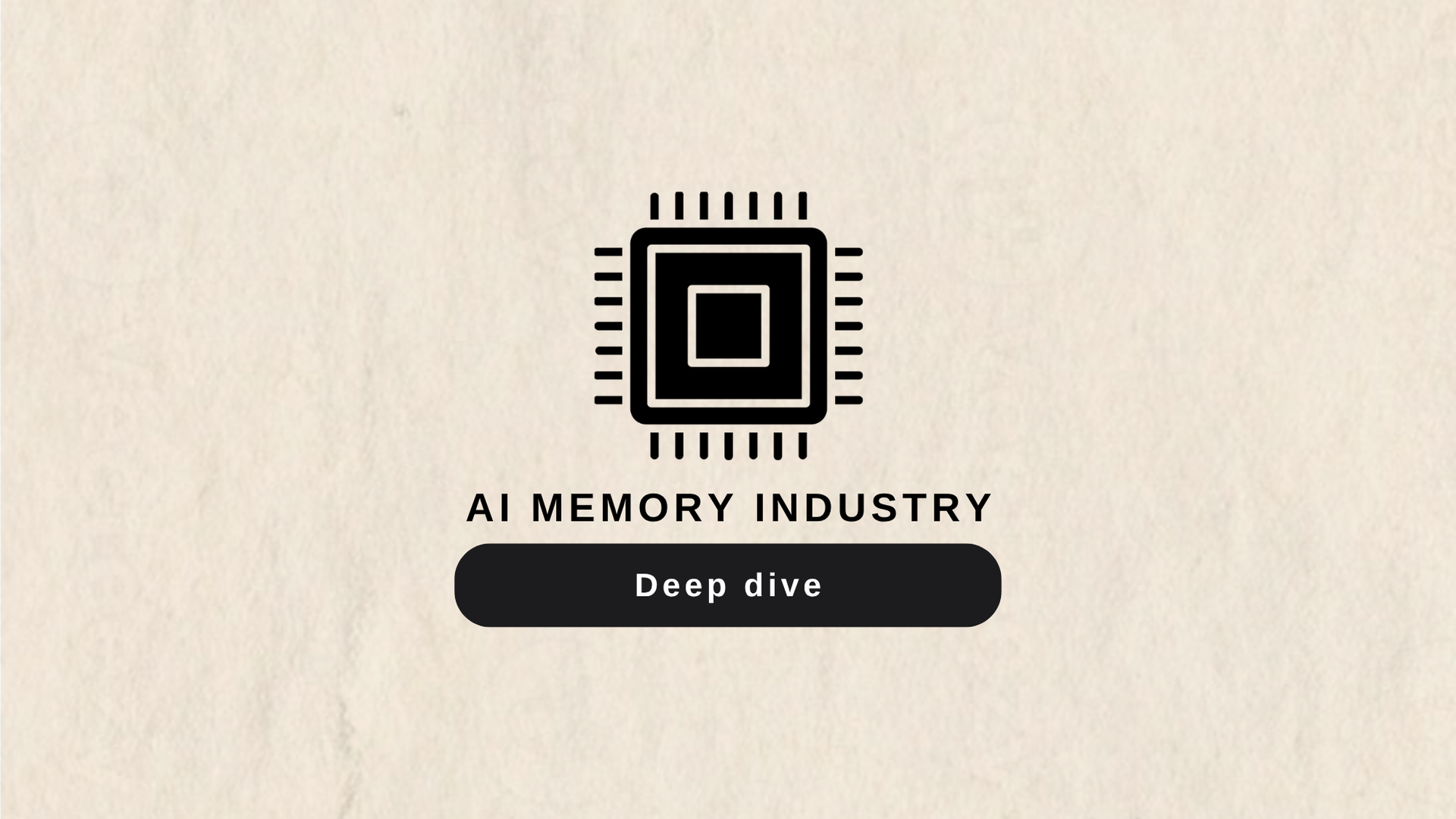 AI memory deep dive: Understanding the industry and who's to benefit