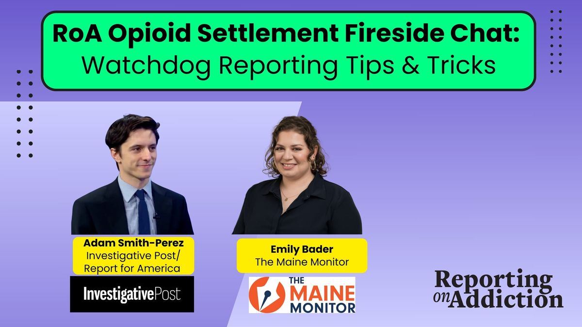 📺ICYMI: Opioid Settlement Watchdog Reporting Tips & Tricks Fireside Chat