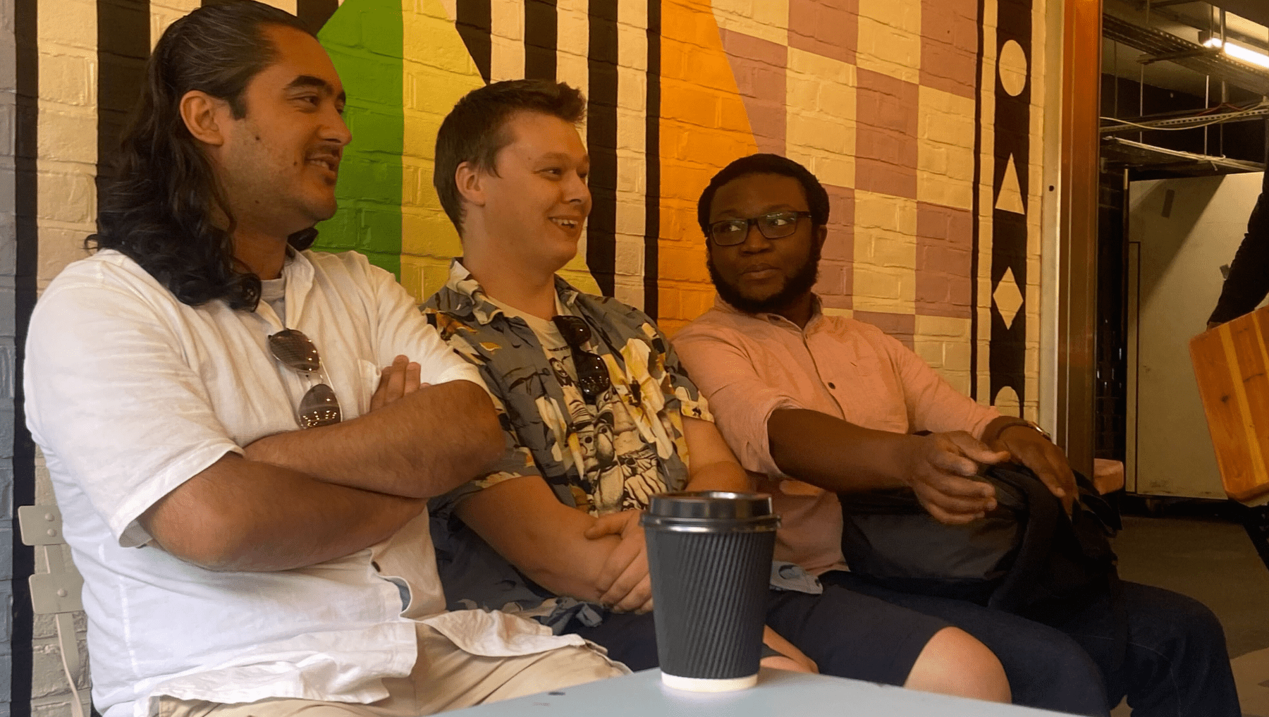 Staff relaxing at the Manchester unconference 2024