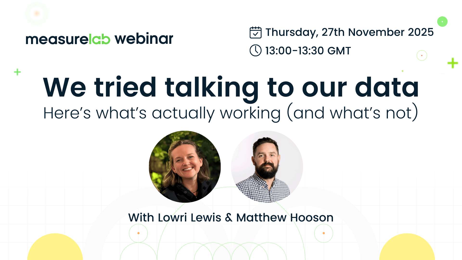 Webinar: We tried talking to our data - here’s what’s actually working (and what’s not)