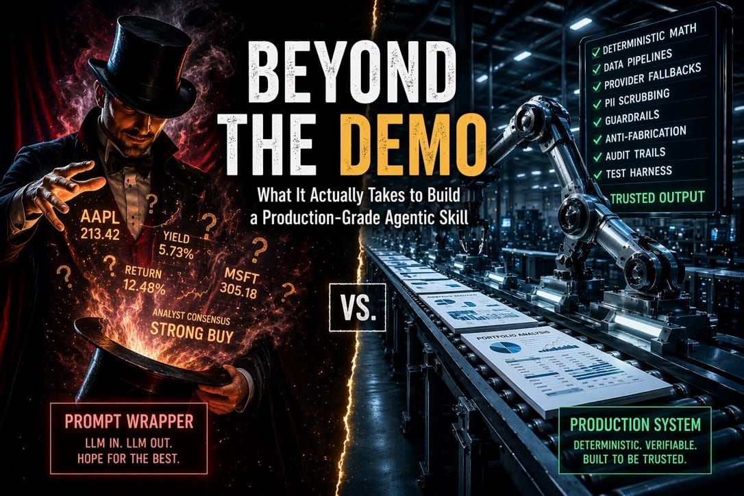 Beyond the Demo: What It Actually Takes to Build a Production-Grade Agentic Skill