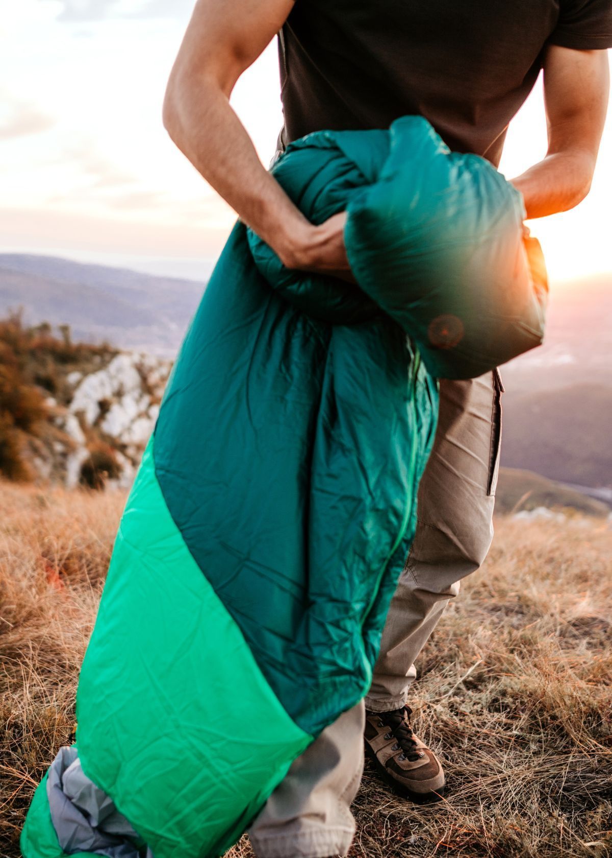 How to Fold a Mummy Sleeping Bag