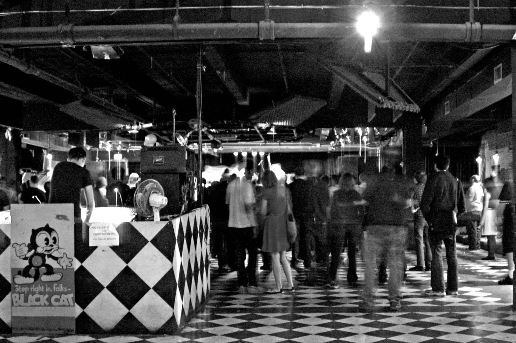 People watch a show at the Black Cat in Washington, D.C.