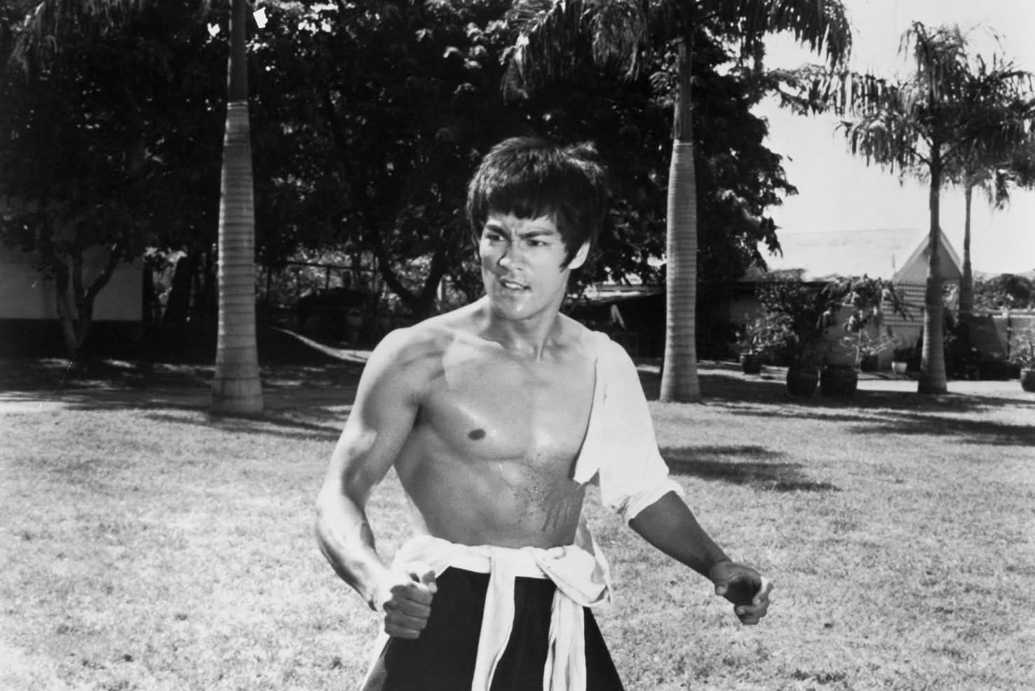 A still of Bruce Lee in the 1971 martial arts film The Big Boss.
