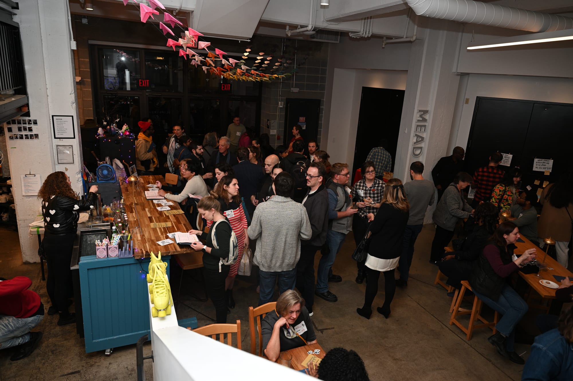 A photo from our first birthday party at KBird DC in October 2025.