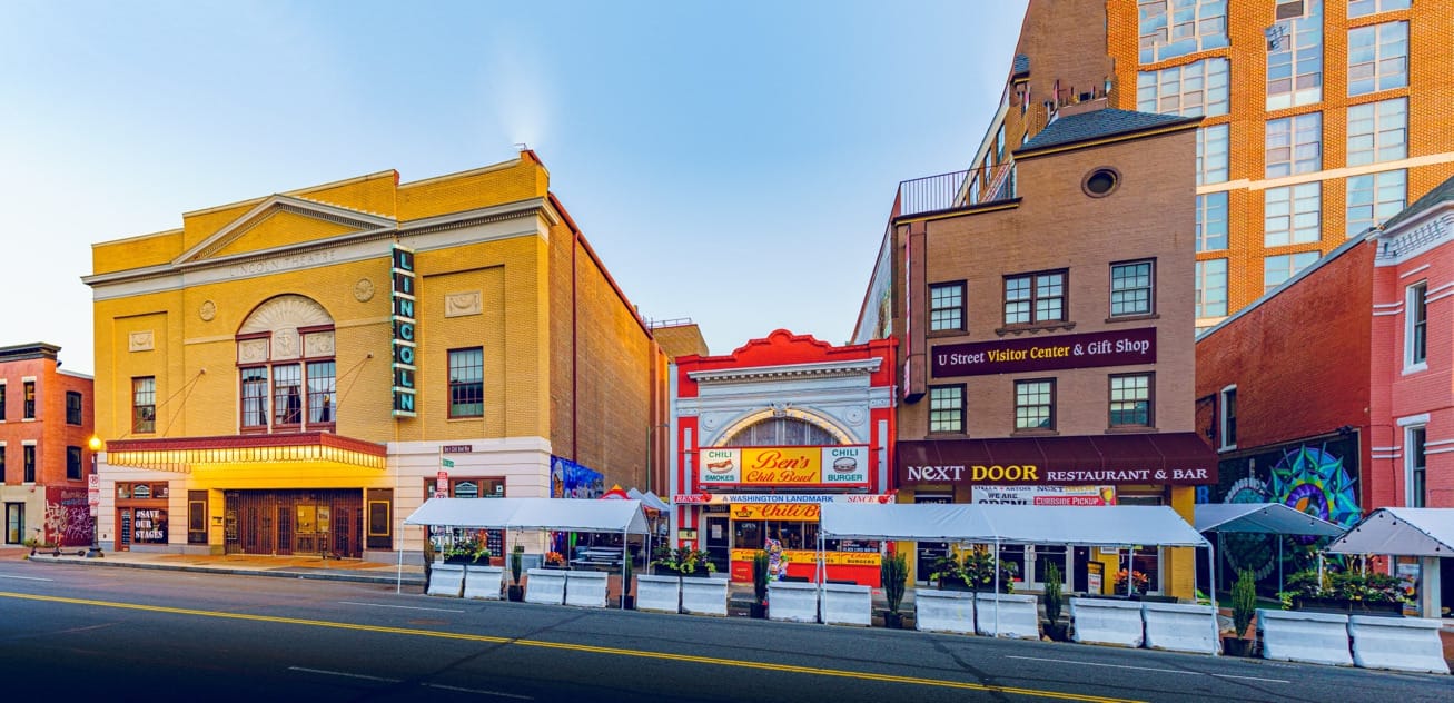 The Lincoln Theatre on U Street in Washington, D.C.