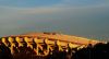 A view of the roof and exterior of RFK Stadium in Washington, D.C.
