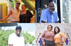 A compilation of four portraits of Black D.C. artists and cultural organizers