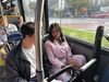 Ward 4 Councilmember Janeese Lewis George rides a D44 bus alongside transit advocates.