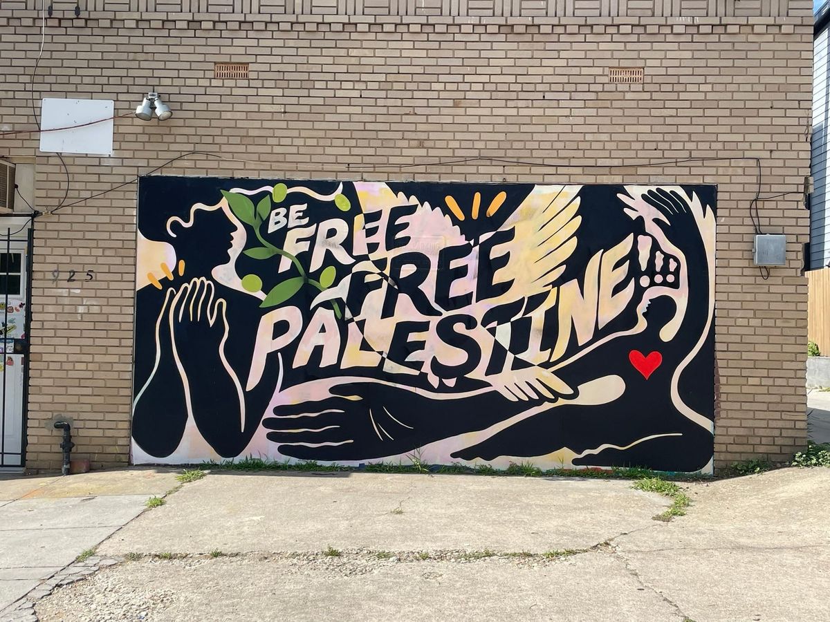 This D.C. artist's pro-Palestine mural keeps getting vandalized