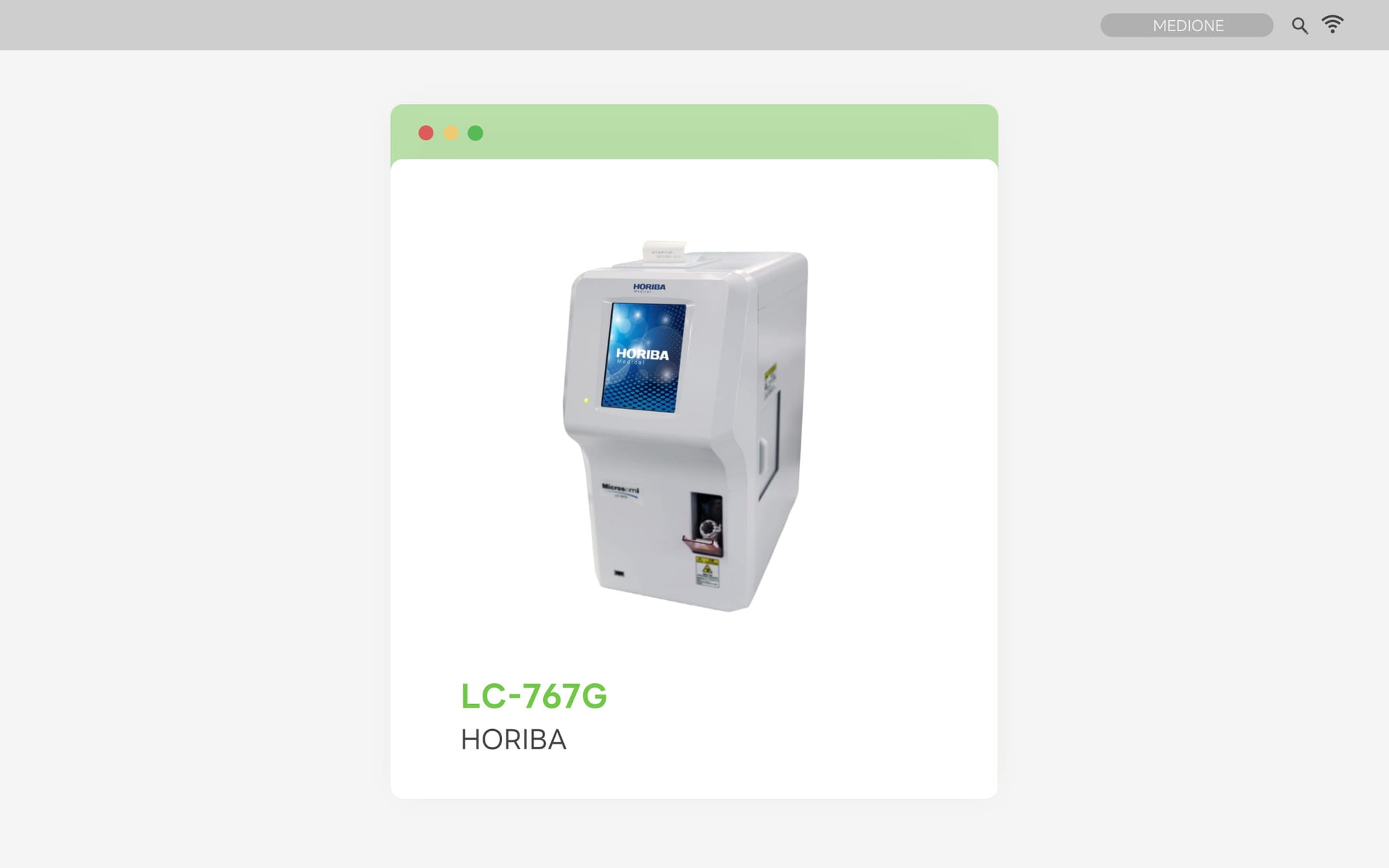 CRP 항목을 검사할 수 있는 CBC 장비