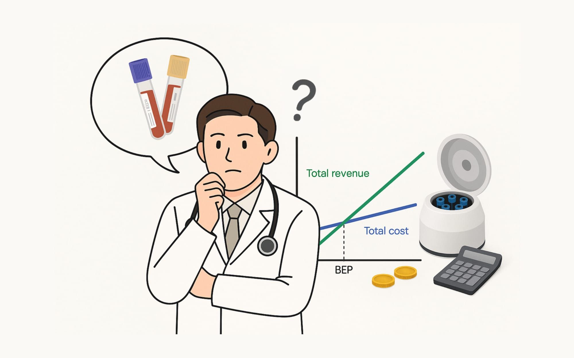 T단가만 보지 마세요! 검사실 운영의 ‘진짜’ 비용과 BEP 분석