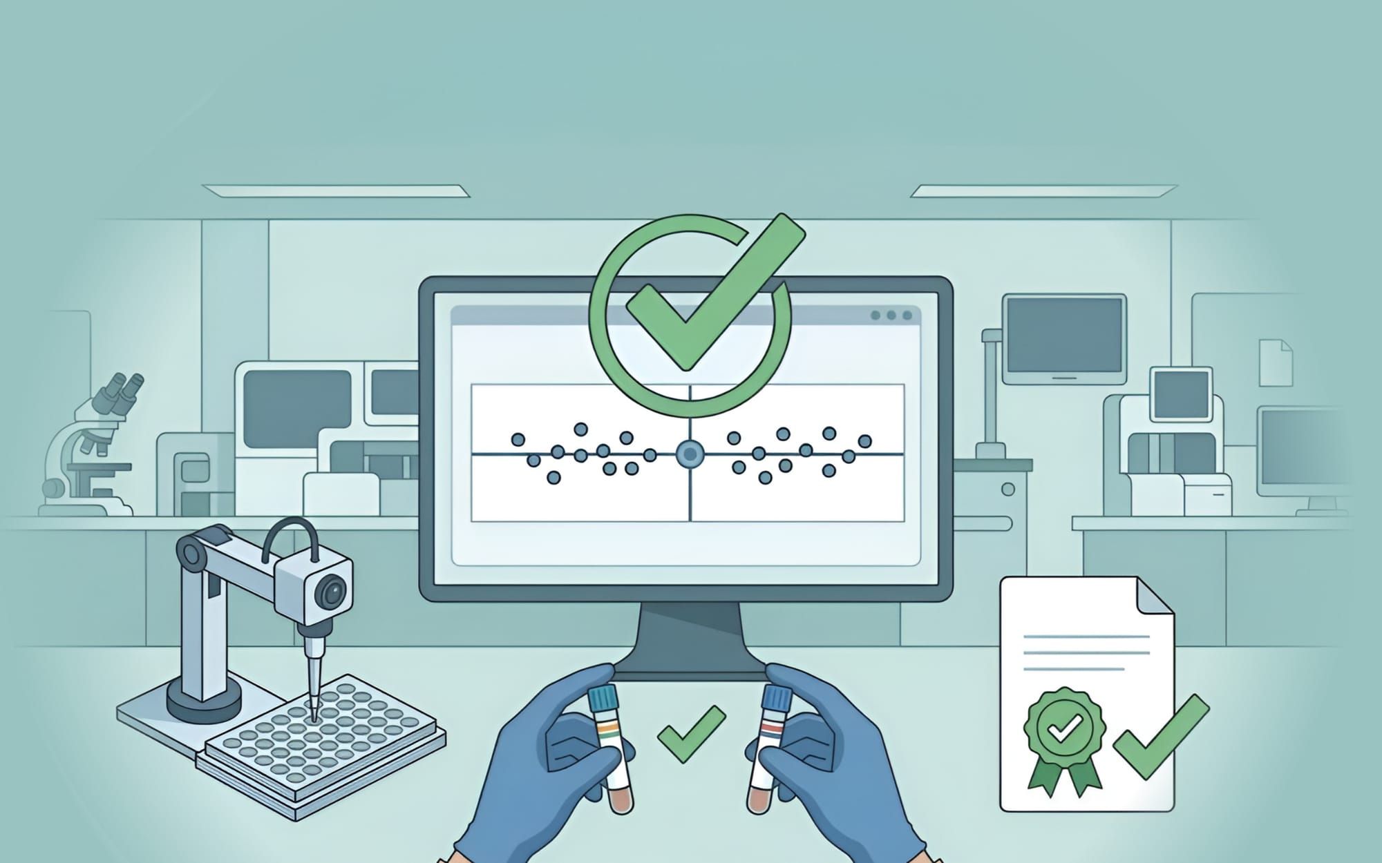 원내 검사 정도관리(QC), 딱 4가지만 알면 됩니다