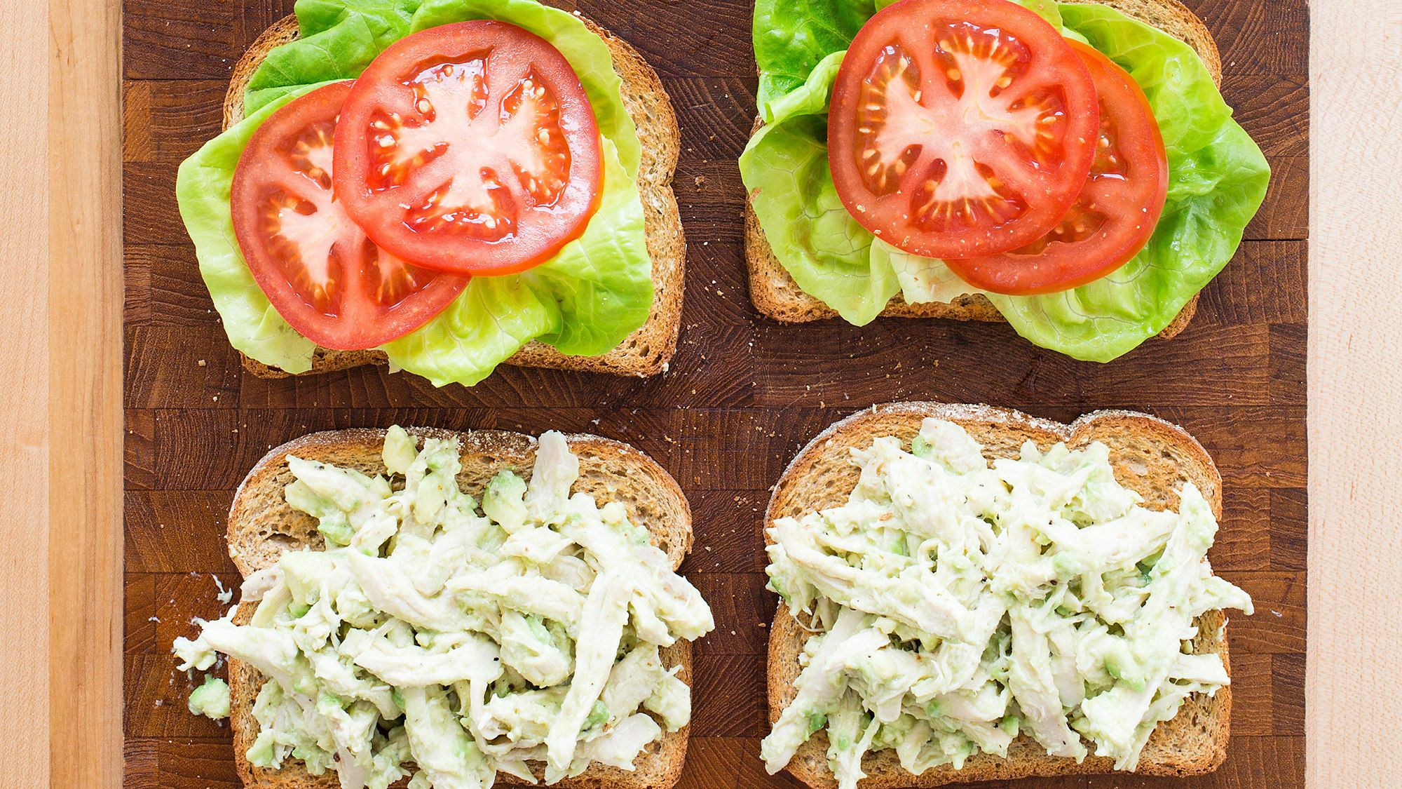 Our twist on chicken salad