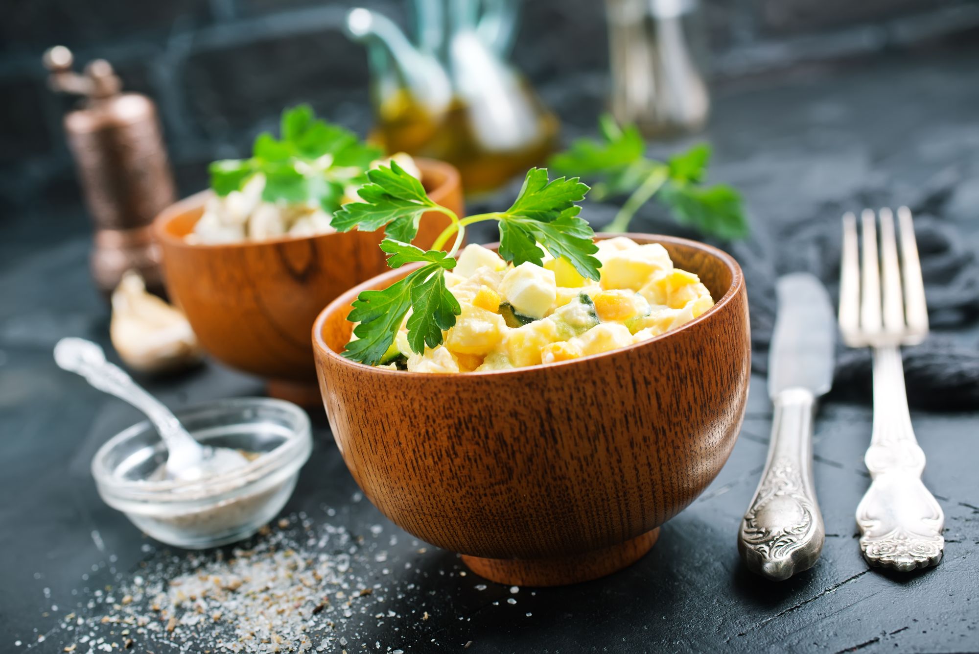 A combined take on potato salad
