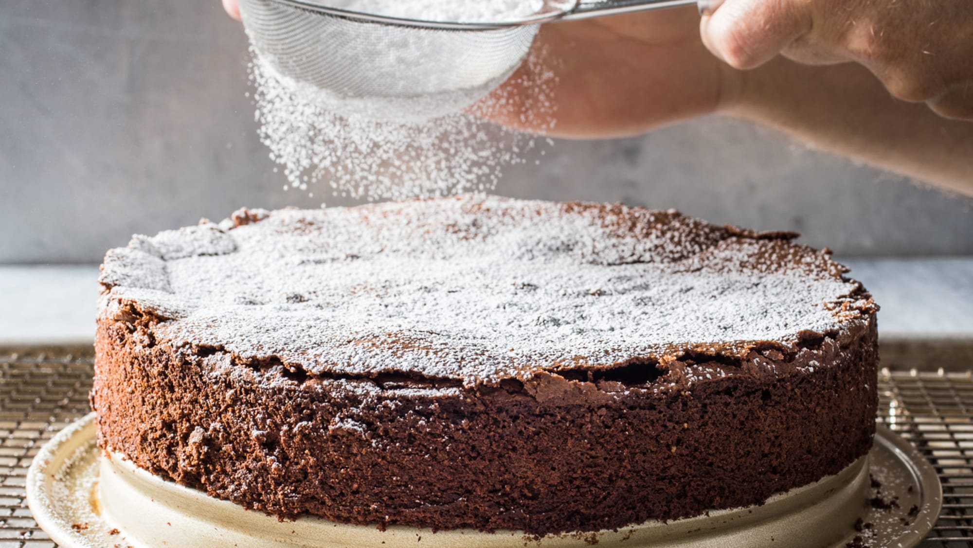 Torta caprese often trades on cloying fudge-like density and one-note chocolate flavour