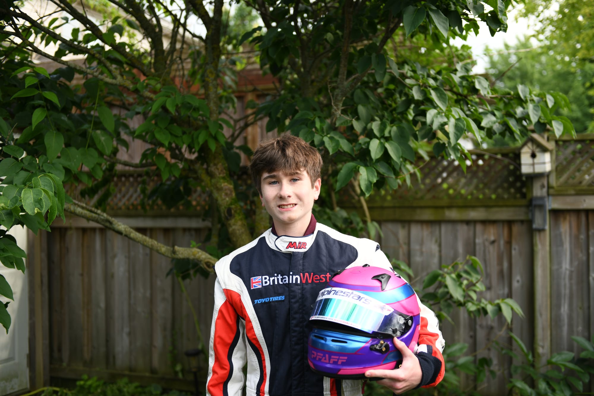 When it  comes to going fast, he’s definitely a natural