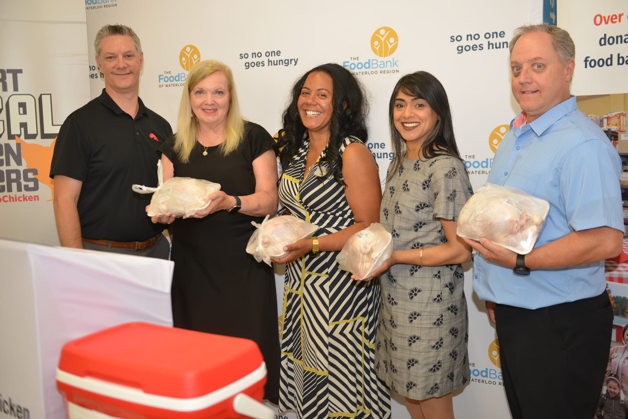 Chicken farmers provide food bank with fresh source of protein