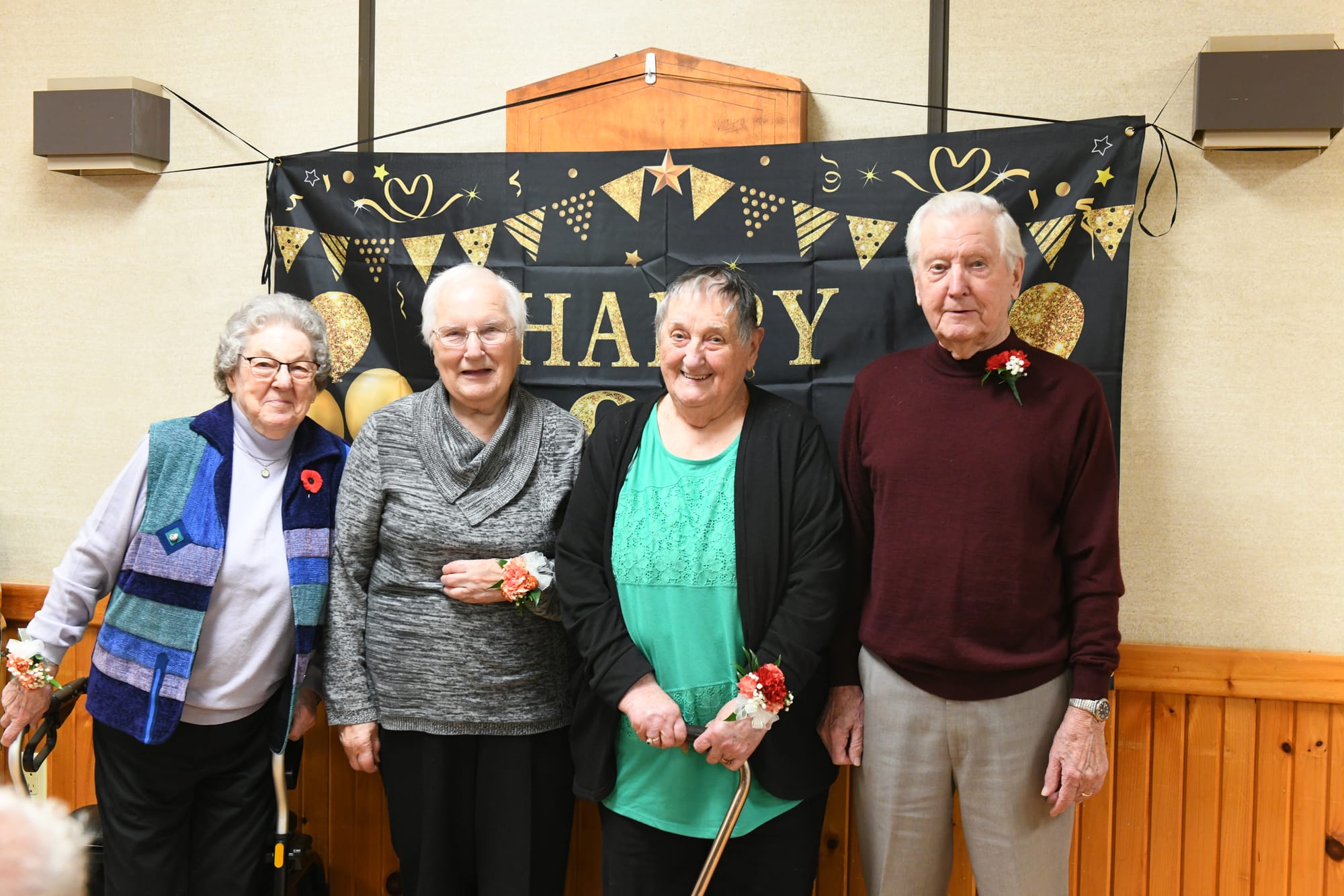 Woolwich Seniors Association fetes 90th birthdays of four members