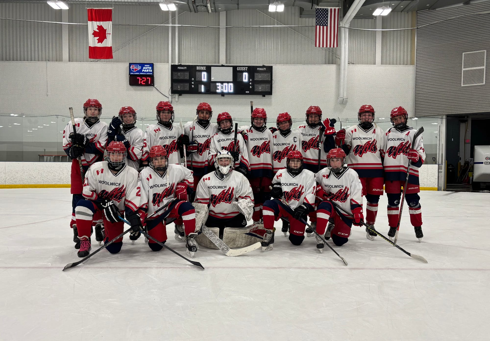 Woolwich Wild U15B squad claims division title