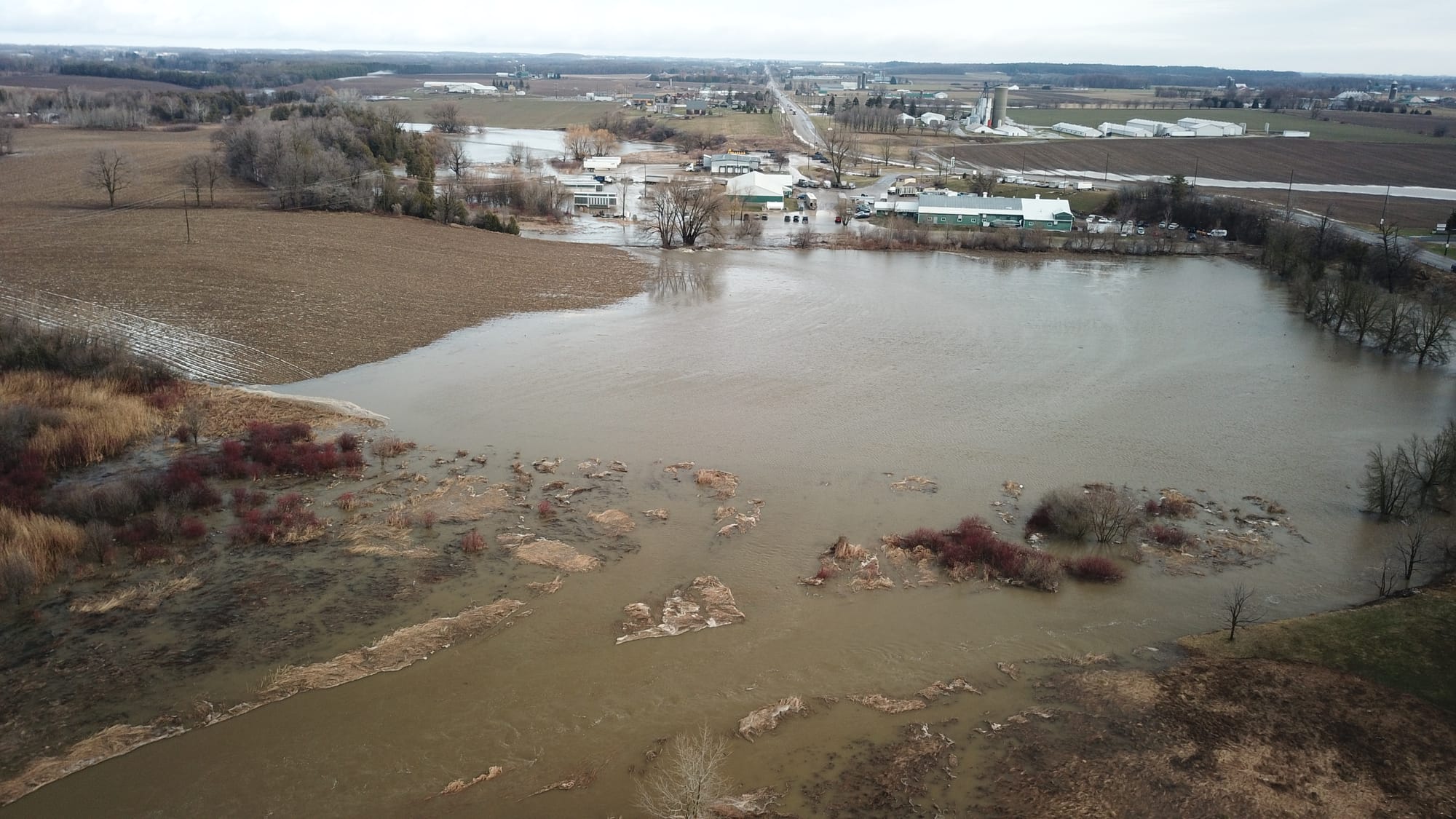 Brief winter interlude leaves flooding in its wake