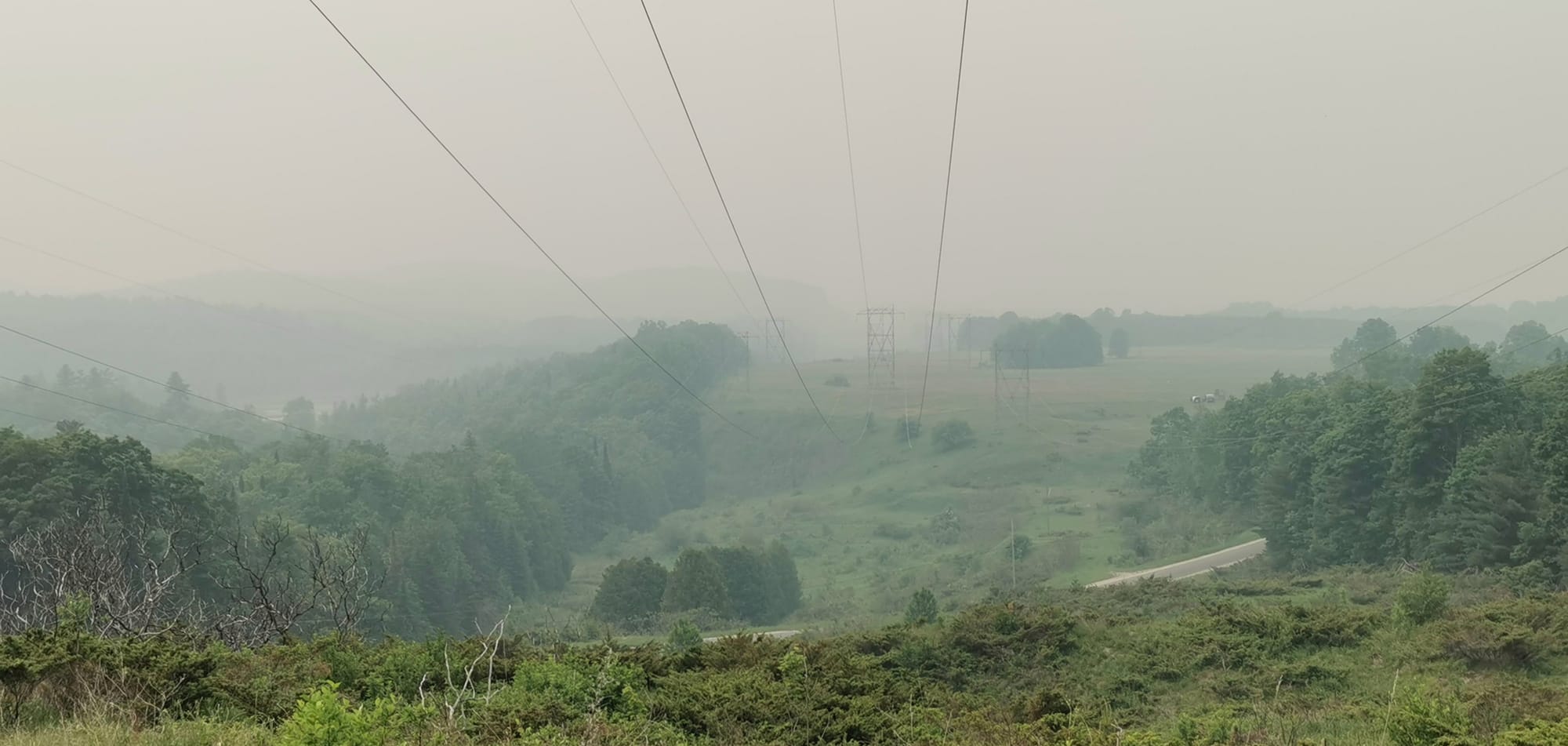 Smoke gets in your eyes, even so far removed from wildfires