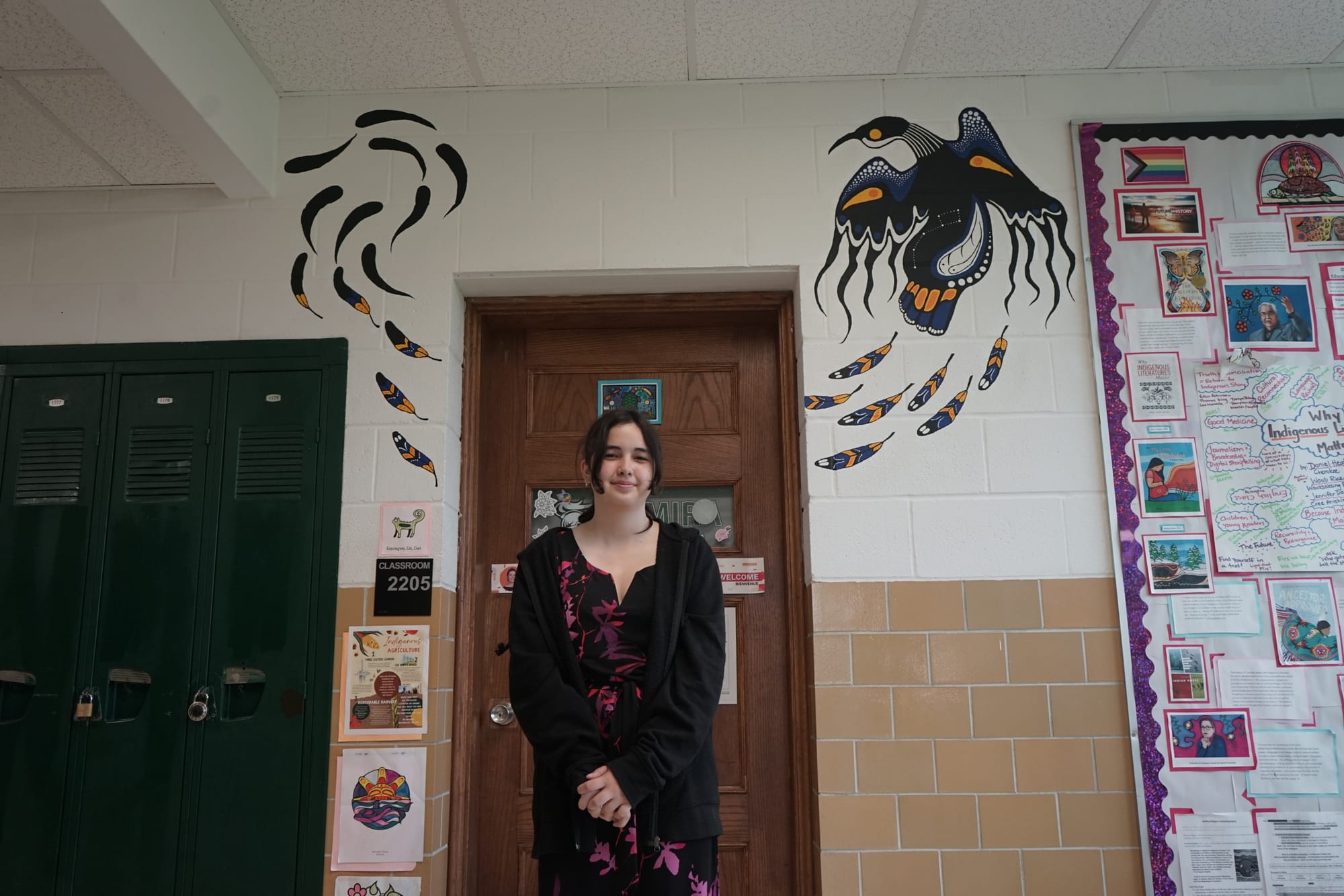 EDSS mural’s very much an Indigenous effort