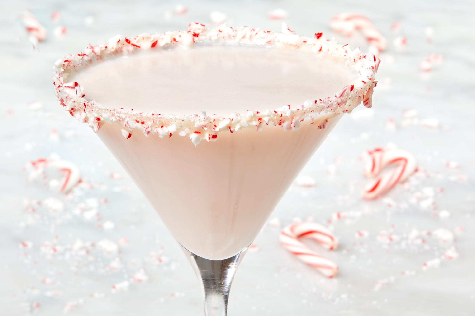 Peppermint martinis go down extra smooth during the holidays