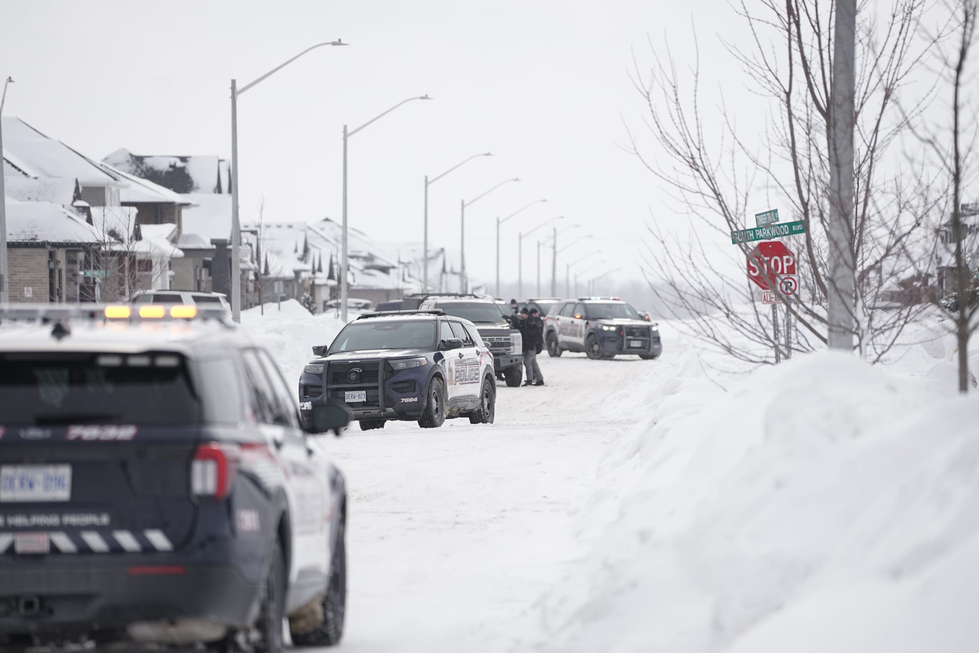 Big police response for “barricaded person”