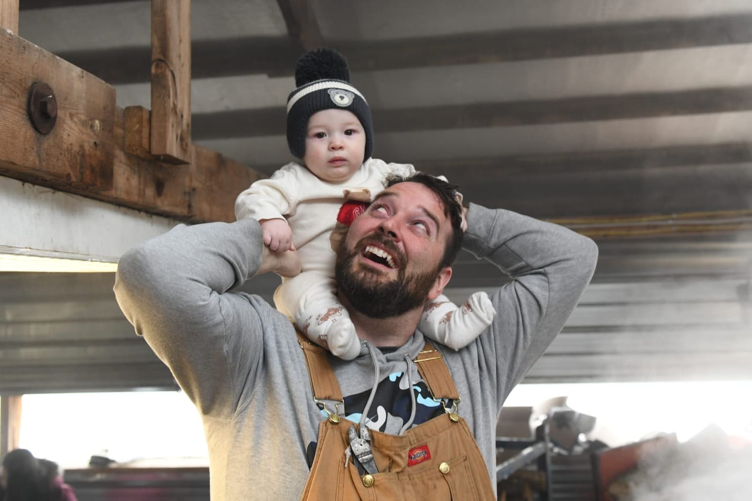 Revelling in the bounty of tapped maple trees