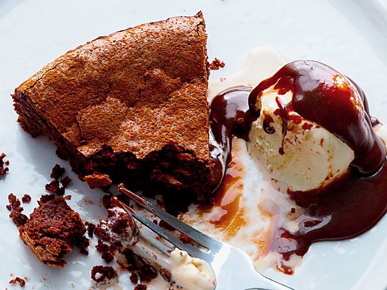 This chocolate cake is so fudgy you won’t miss the flour