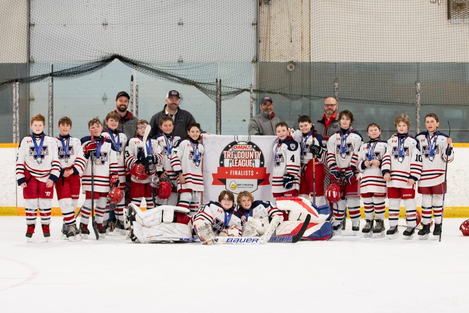 Woolwich U11 hockey squad finishes playoffs in second
