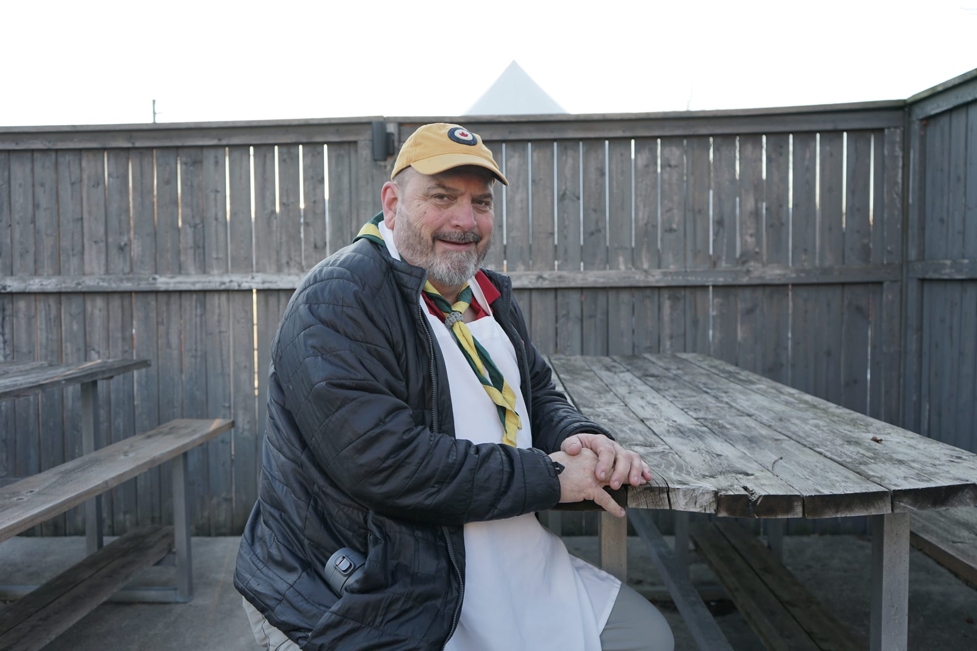 Twenty years on, he’s still a Scout leader