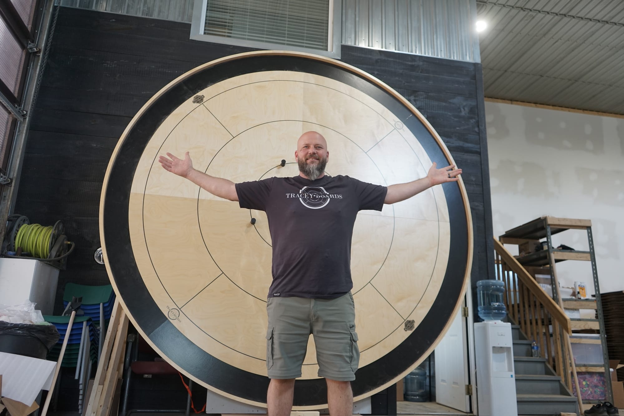 Elmira company builds world’s largest crokinole board