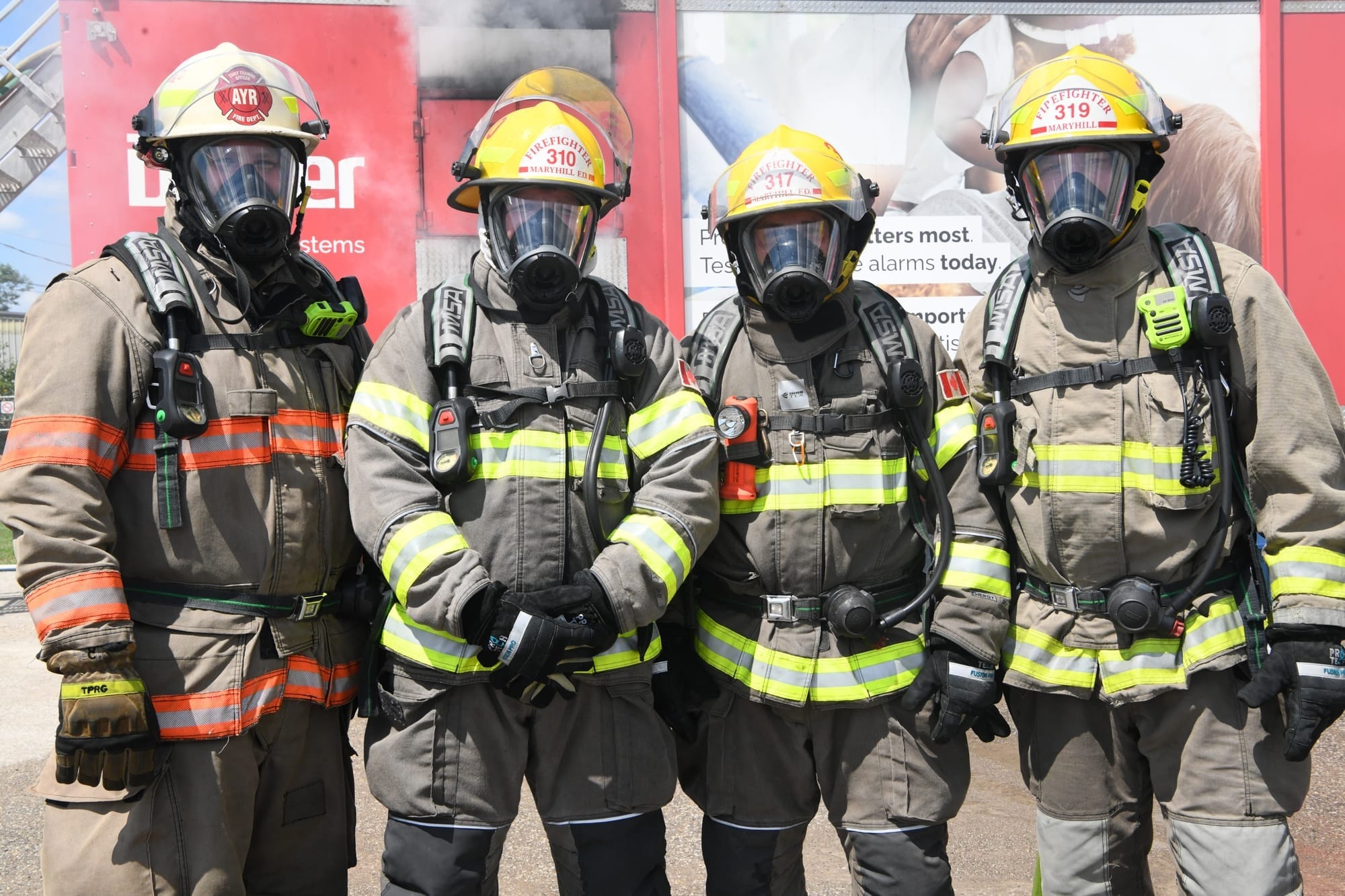 Woolwich firefighters take part in live-fire training