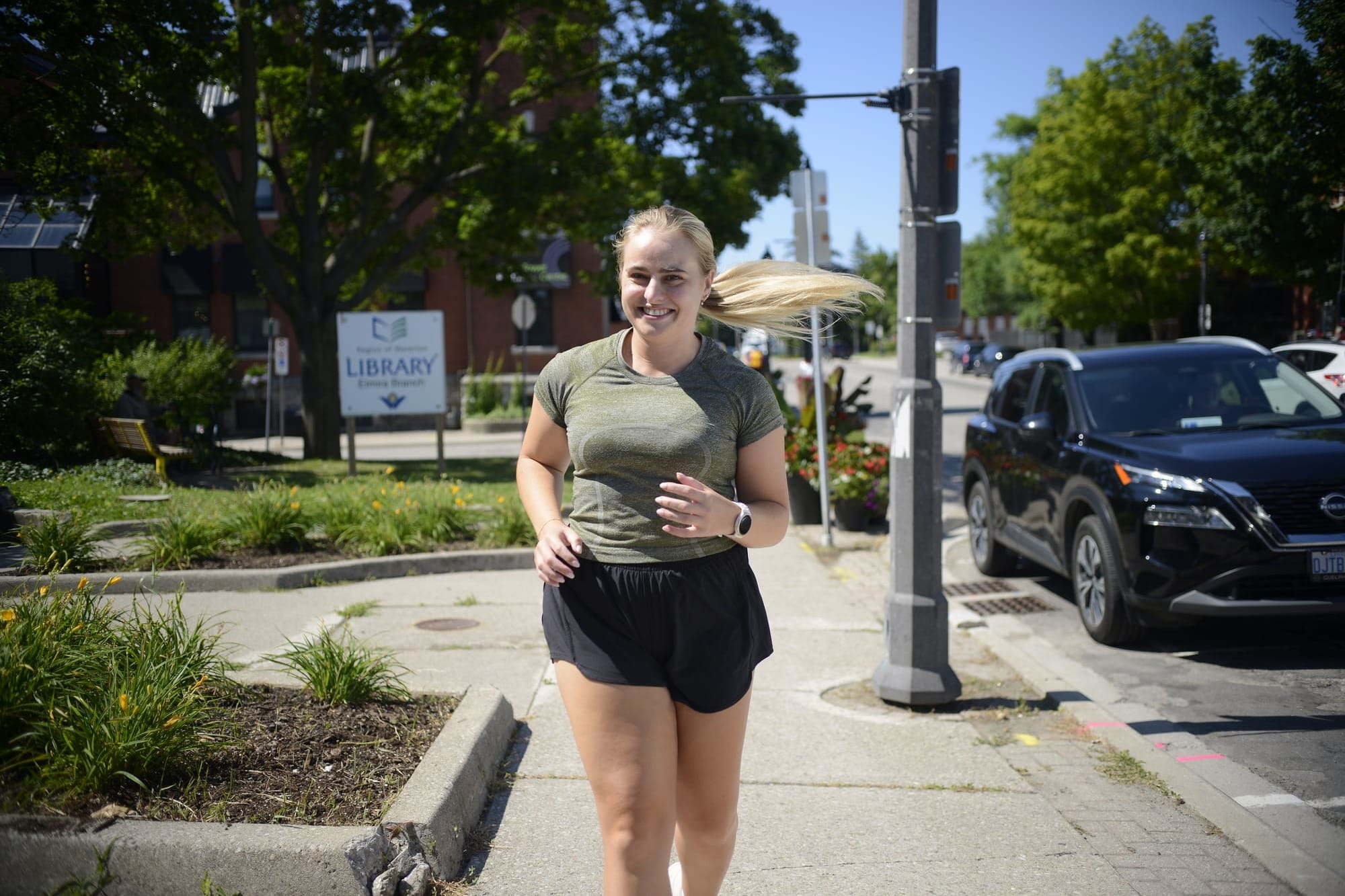 Elmira woman encourages drivers to be aware of pedestrians