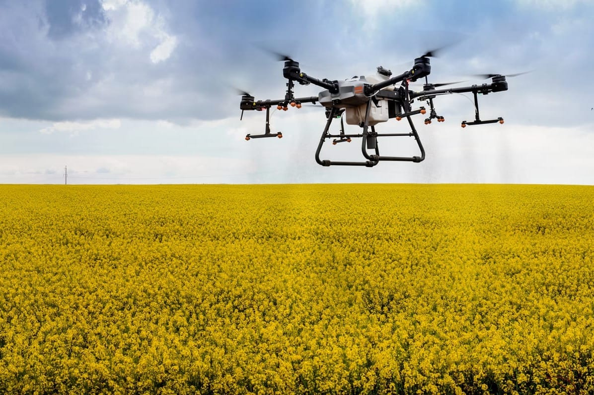 Drones offer more efficient application of pesticides