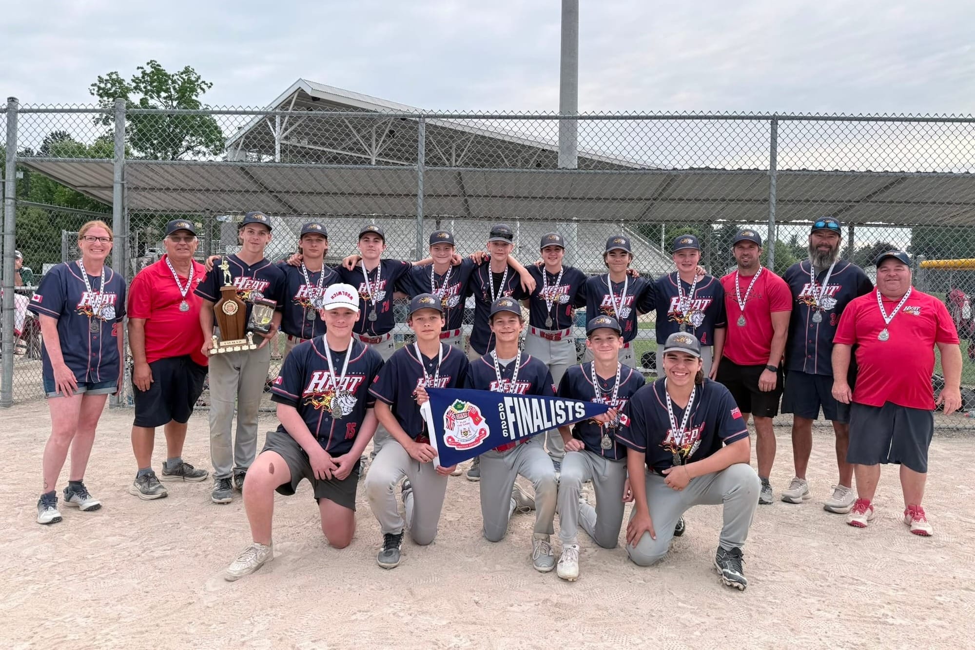Silver-medal performance sees Elmira Heat U15 team heading to nationals