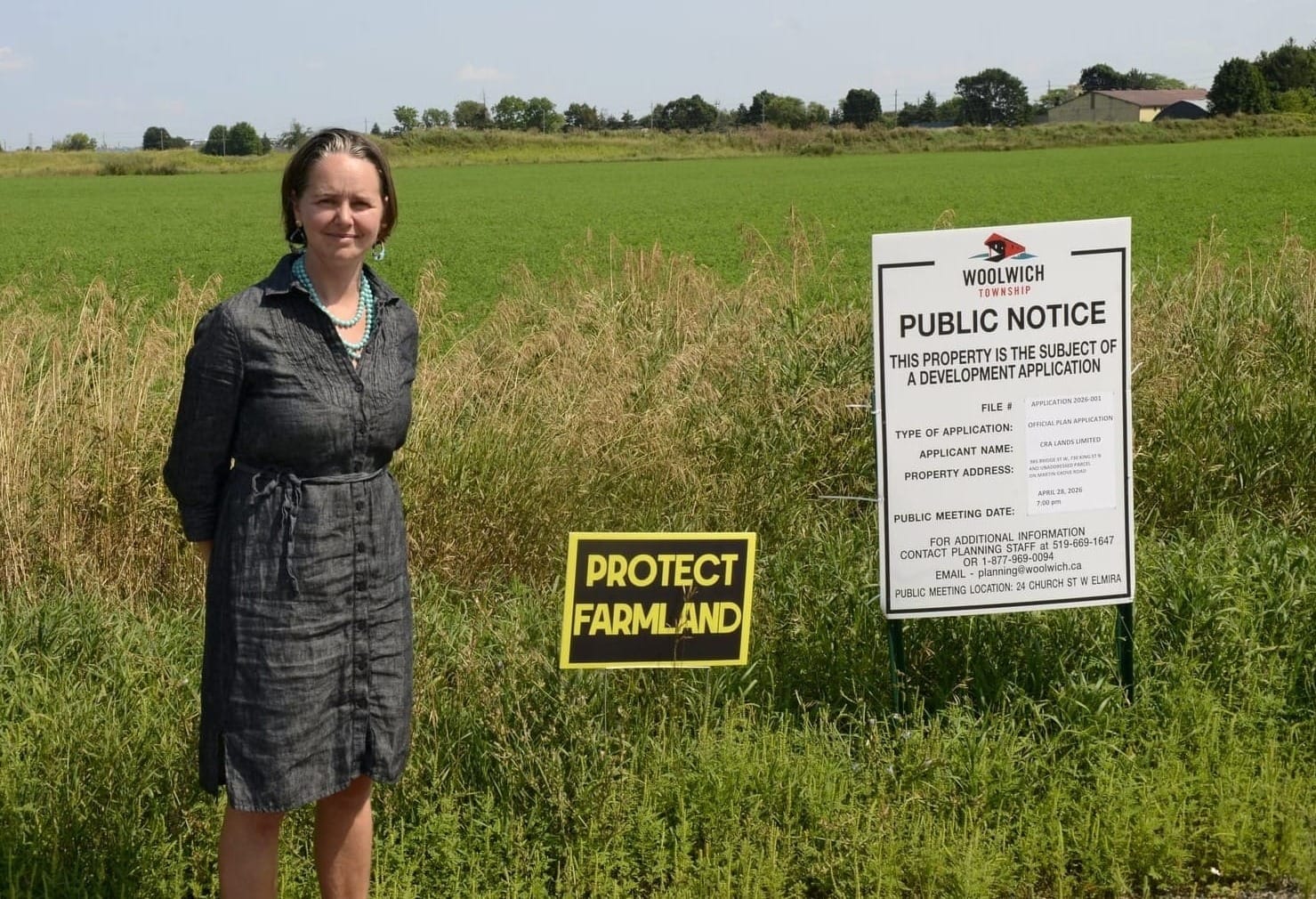 Green Party MPP tours controversial development site