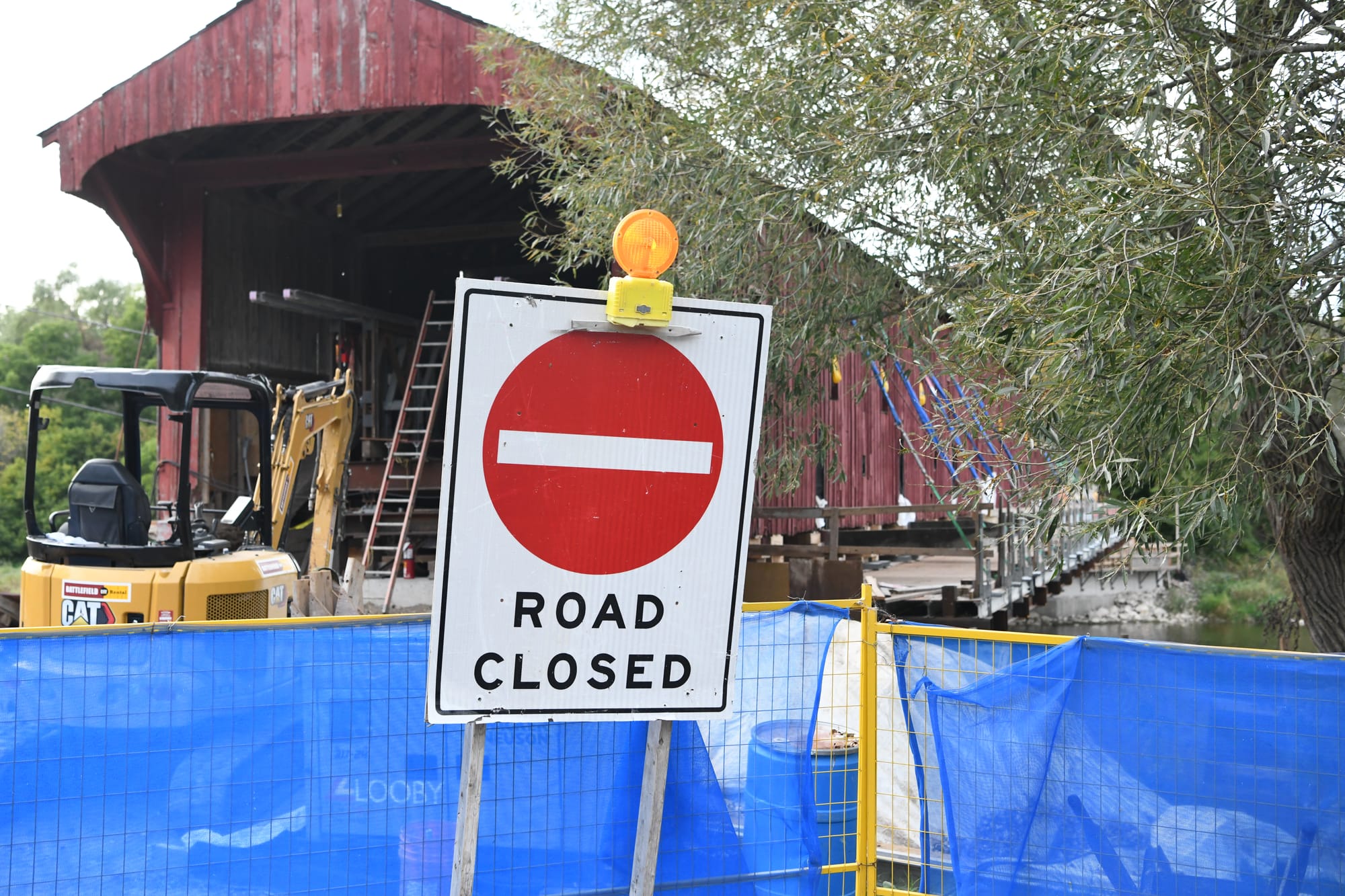 Local tourism impact from Kissing Bridge closure
