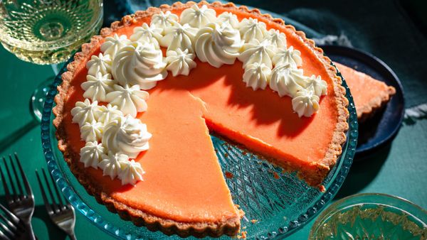 Fragrant, floral grapefruit shines in this ultra-simple tart