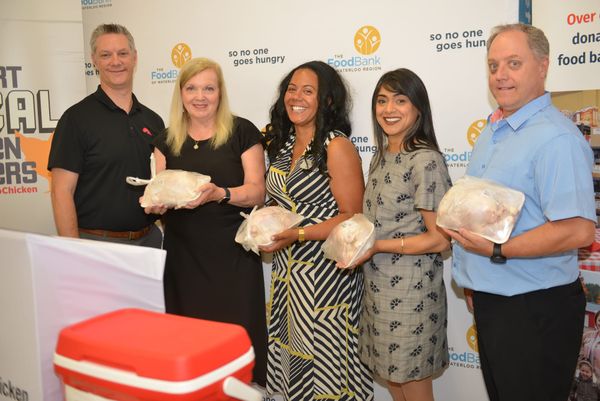 Chicken farmers provide food bank with fresh source of protein