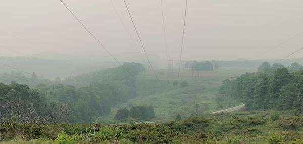 Smoke gets in your eyes, even so far removed from wildfires